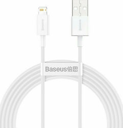 Baseus Superior Series USB to Lightning Cable Λευκό 2m (CALYS-C02)