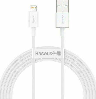 Baseus Superior Series USB-A zu Lightning Kabel Weiß 2m (CALYS-C02)