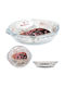 Quttin Glass Round Heat-Resistant Cookware for Tart 20.2x17.8x3.8cm