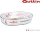 Quttin Glass Oval Heat-Resistant Cookware 700ml