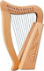 Halifax Harpa 2771-BW Celtic Harp 12 Strings