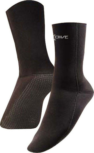 Unigreen Open Cell CR50 - M Socken Tauchausrüstung Schwarze Socken 3mm