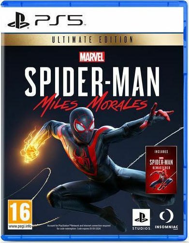 Marvel`s Spider-Man Miles Morales Ultimate Edition PS5 Game (Used)
