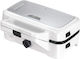 MPM Sandwich Maker Grill with Removable Plates 1200W White