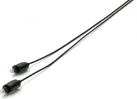 Vivanco Optical Audio Cable TOS male - TOS male Μαύρο 1m (46515)