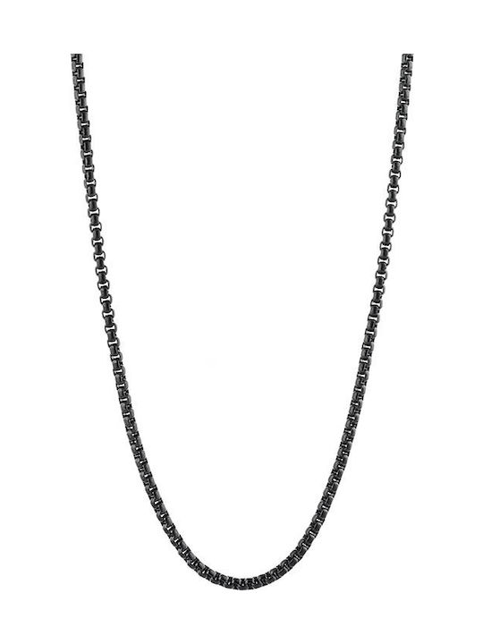 Oxzen Chain Neck made of Stainless Steel Thin Thickness 3mm and Length 55cm