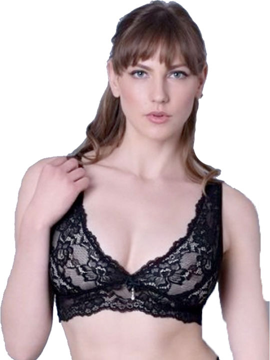 Milena by Paris Bralette Σουτιέν Μαύρο