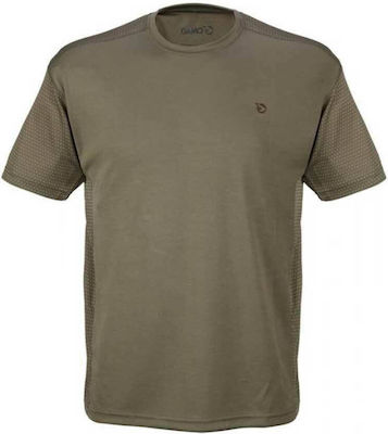 Gamo Bambu Tech Honeycome T-shirt in Khaki Farbe