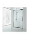 Karag Inox 400 Διαχωριστικό Ντουζιέρας με Συρόμενη Πόρτα 150x190cm Clear Glass