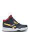 BB4500 Court Παιδικά Sneakers High Ανατομικά Vector Navy / Vector Red / Solar Gold