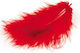 Meyco Craft Feathers Red Set of 17pcs