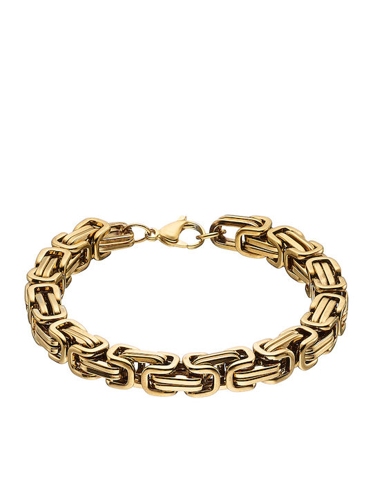 Oxzen Bracelet made of Steel Gold Plated