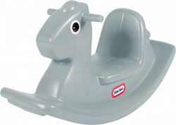 Little Tikes Rocking Horse Plastic Rocking Toy Horse for 12+ months Gray