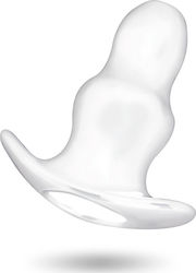 Addicted Toys Addicted Toys Big Hollow Tunnel Butt Plug Πρωκτική Σφήνα Διάφανη 13cm