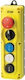 Giovenzana Industrial Push Button Panel Μπουτονιέρα Εξωτερική Στεγανή Μανιτάρι με Διακόπτη & 3 Μπουτόν TLP5