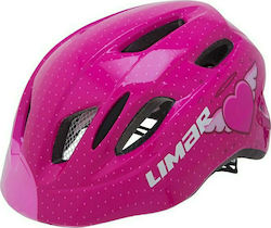 Limar Kid Pro Kinderfahrrad- / Rollerhelme Stadt Pink Heart