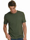 Biston Men's Short Sleeve T-shirt Khaki