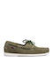 Portland Docksides Men's Suede Boat Shoes Green