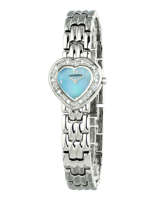 Chronotech Women's Watch with Silver Metal Bracelet