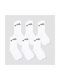 Ellesse SACSBGA1568 Αθλητικές Κάλτσες Λευκές 6 Ζεύγη