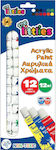 The Littlies Acrylic Paint Acrylic Colours Set 12ml 12pcs