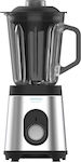 Cecotec Power Black Titanium 1000 04156 Blender cu Cana de sticlă 1.5lt 1000W Inox