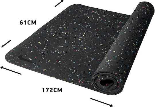 Nike Move Στρώμα Γυμναστικής Yoga Μαύρο (172x61x0.4cm)