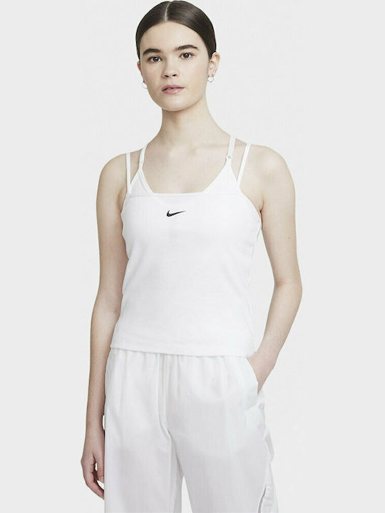 Nike Essentials Γυναικεία Αθλητική Μπλούζα Λευκή