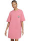 Nike Mini All Day Φόρεμα Μακό Ροζ
