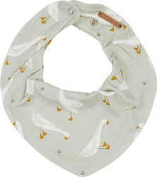 Little Dutch Little Goose Bandana Fabric with Button Green