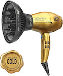 Parlux Alyon Ionisch Professioneller Haartrockner mit Diffusor 2250W Gold