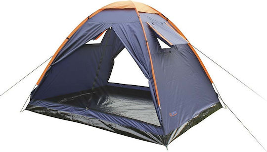 AMILA Trail VI Sommer Campingzelt Blau Für 5 Personen 280x240x180cm