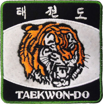 Olympus Sport 890487 Gesticktes Abzeichen Taekwondo Tigermuster