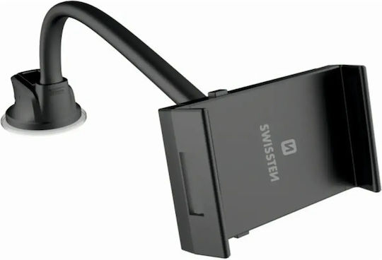 Swissten S-GRIP T1-HK Car Mobile & Tablet Mount 3.5" - 10.5" with Adjustable Hooks Black