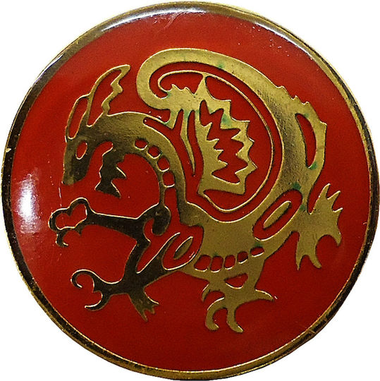 Olympus Sport Brooch Red Dragon 5009025