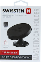 Swissten Mobile Phone Holder Car S-GRIP DASHBOARD DM7 with Magnet Black