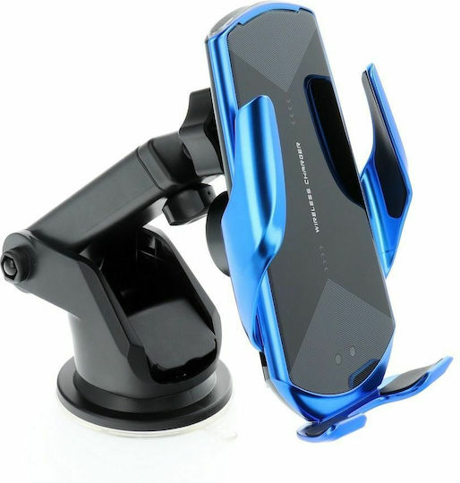 Automatic Sensor HS3 Auto Handyhalterung mit verstellbaren Haken und Kabelloses Laden Blau