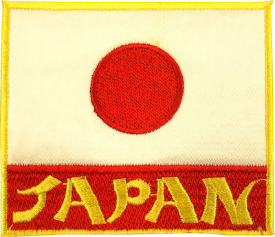 Olympus Sport 5007007 Gesticktes Abzeichen Judo mit Flagge von Japan