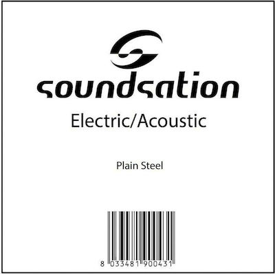 Soundsation Single Steel String for Acoustic Guitar / Electric Guitar Electric/Acoustic .009"