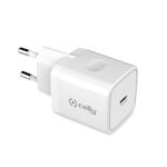 Celly mit USB-C Anschluss 20W Stromlieferung Weiß (TC1USBC20W)