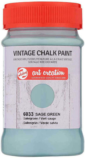 Royal Talens Vintage Chalk Paint Colour Chalk Paint 6033 Sage Green 100ml 420560330