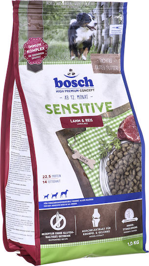 Sensitive 1kg Dry Food Grain-Free & Gluten-Free for Adult Dogs with Lamb and Rice