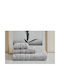 Cokitex Geschirrtuch Lovable 50x100εκ. Light Grey Gewicht 600gr/m²
