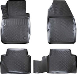 Rizline Set Front and Back 4pcs for Ford Fiesta 2017 Black