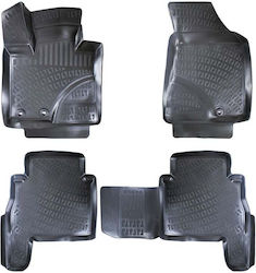 Rizline Set Față și Spate 4 Bucăți Pentru Kia Sorento 2009-2015 Negru
