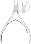 Folia Cosmetics Cuticle Nipper Clippers Edelstahl Doppelte Feder mit Klingenstärke 4mm