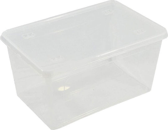 ArtPlast Linea Tuobox Plastic Storage Box with Lid Transparent 58.5x39x30cm