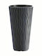 Iliadis Sandy Slim Plant Pot In Gray Colour 35x62cm