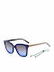 Missoni Women's Sunglasses with Blue Plastic Frame and Blue Gradient Lens MMI 0003/S S6F/GB