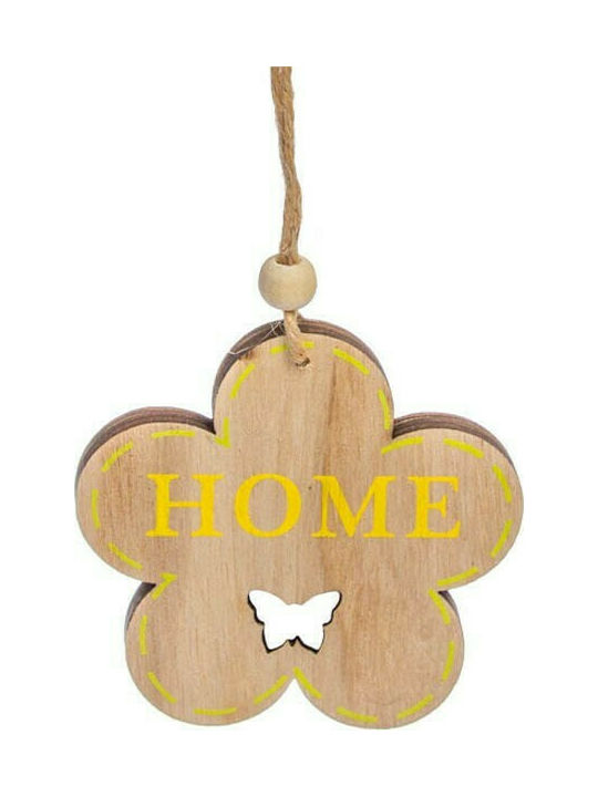 JK Home Decoration Hanging Wall Decor Home Made of Wood 8x8cm 3 Pieces